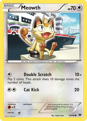 Meowth 080/99  - Reverse Holofoil Next Destinies - Common