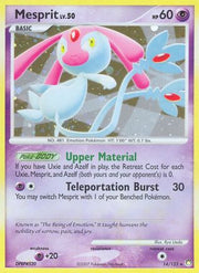 Mesprit 014/123  - Reverse Holofoil Mysterious Treasures - Holo Rare