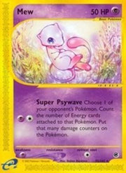 Mew (55) 055  - Reverse Holofoil Expedition - Rare