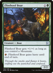 Flinthoof Boar (EMA-166) - Eternal Masters Foil