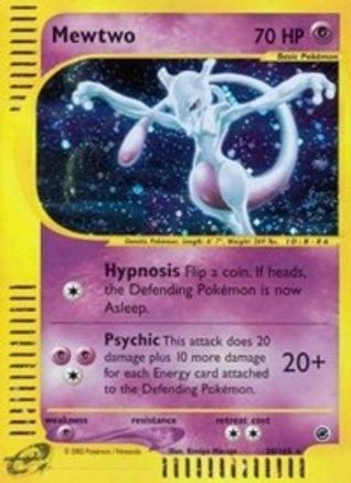 Mewtwo (20) 020  - Reverse Holofoil Expedition - Holo Rare