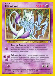 Mewtwo 029  - Reverse Holofoil Legendary Collection - Rare