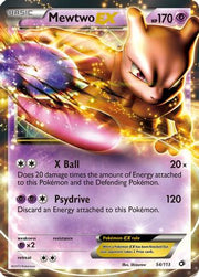 Mewtwo EX 054/113  - Holofoil Legendary Treasures - Ultra Rare