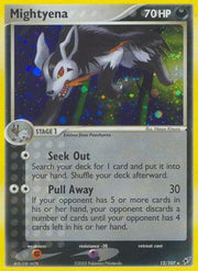 Mightyena 012  Deoxys - Holo Rare