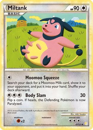 Miltank 047/123  HeartGold SoulSilver - Uncommon