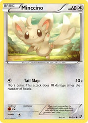 Minccino 088/114  - Reverse Holofoil Black and White - Common