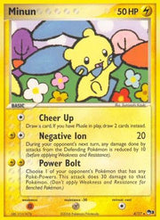 Minun 004/017  POP Series 3 - Rare