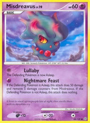Misdreavus 068  - Reverse Holofoil Stormfront - Common