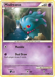 Misdreavus 057  - Reverse Holofoil Undaunted - Common