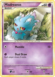 Misdreavus 065  - Reverse Holofoil Call of Legends - Common