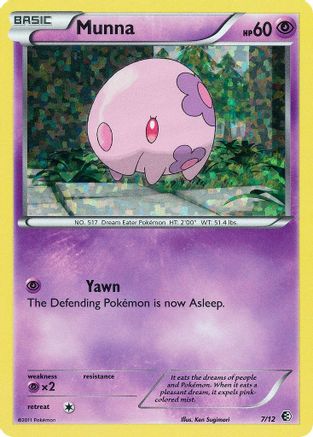 Munna 007/12  - Holofoil McDonalds Promos 2011 - Promo