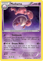 Musharna 069  - Reverse Holofoil Boundaries Crossed - Rare