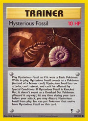 Mysterious Fossil 109/110  - Reverse Holofoil Legendary Collection - Common