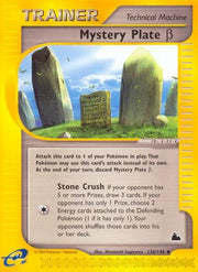 Mystery Plate Beta 134  - Reverse Holofoil Skyridge - Uncommon