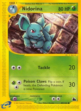 Nidorina 083  Skyridge - Common
