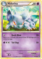 Nidorina 045/102  - Reverse Holofoil Triumphant - Uncommon