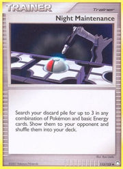 Night Maintenance 113/123  - Reverse Holofoil Mysterious Treasures - Uncommon