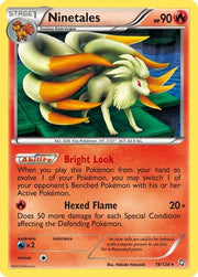 Ninetales 019  - Holofoil Dragons Exalted - Holo Rare