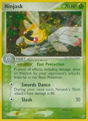 Ninjask 013  - Reverse Holofoil Deoxys - Holo Rare