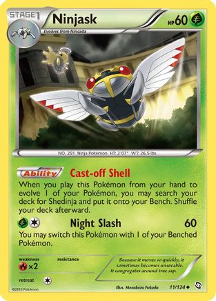 Ninjask 011  Dragons Exalted - Uncommon