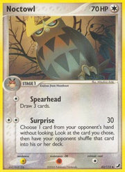 Noctowl 043  - Reverse Holofoil Unseen Forces - Uncommon