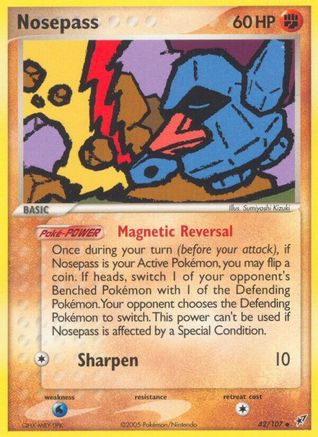 Nosepass 042  Deoxys - Uncommon