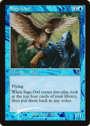 Sage Owl (7ED-96★) - Seventh Edition Foil