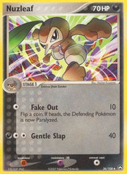 Nuzleaf 036/108  - Reverse Holofoil Power Keepers - Uncommon