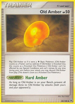 Old Amber 084  - Reverse Holofoil Majestic Dawn - Uncommon