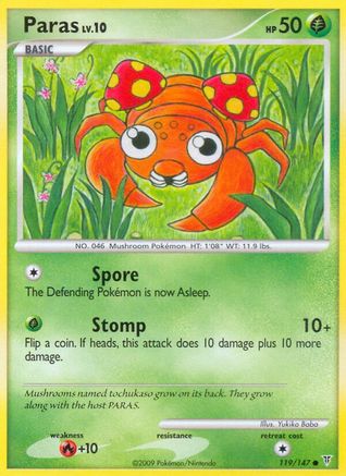 Paras 119  - Reverse Holofoil Supreme Victors - Common