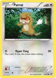 Patrat (78) 078  - Reverse Holofoil Black and White - Common