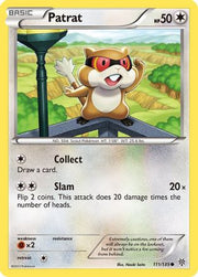 Patrat (111) 111  - Reverse Holofoil Plasma Storm - Common
