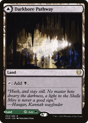 Darkbore Pathway // Slitherbore Pathway (KHM-254) - Kaldheim Foil
