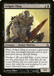 Golgari Thug (RAV-087) - Ravnica: City of Guilds Foil