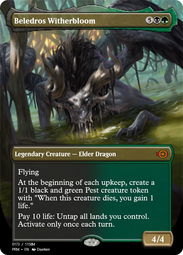 Beledros Witherbloom (PRM-90318) - Magic Online Promos Foil