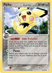 Pichu (Delta Species) 076/110  - Reverse Holofoil Holon Phantoms - Common
