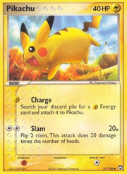 Pikachu 057/108  - Reverse Holofoil Power Keepers - Common