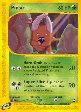 Pinsir 101  Aquapolis - Common