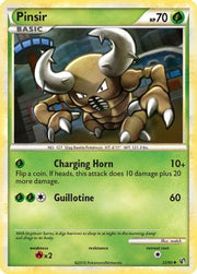 Pinsir 032  - Reverse Holofoil Undaunted - Uncommon