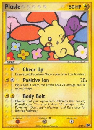 Plusle 005  POP Series 3 - Rare