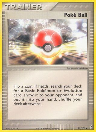 Poke Ball 082/100  Crystal Guardians - Uncommon