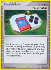 Poke Radar 133  - Reverse Holofoil Legends Awakened - Uncommon