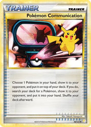 Pokemon Communication 098/123  HeartGold SoulSilver - Uncommon