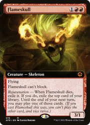 Flameskull (AFR-378) - Adventures in the Forgotten Realms: (Extended Art) Foil