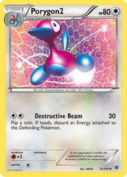 Porygon2 073  - Reverse Holofoil Plasma Blast - Uncommon