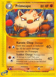 Primeape 029  Aquapolis - Rare