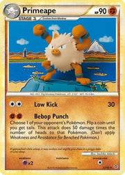 Primeape 022  - Reverse Holofoil Unleashed - Rare