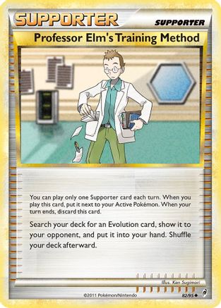 Professor Elm's Training Method 082  Call of Legends - Uncommon