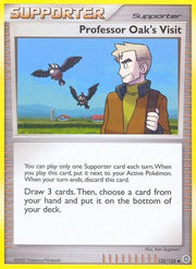 Professor Oak's Visit 122  - Reverse Holofoil Secret Wonders - Uncommon