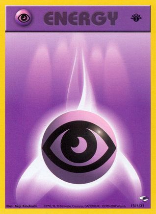 Psychic Energy 131/132  - 1st Edition Gym Heroes - Common